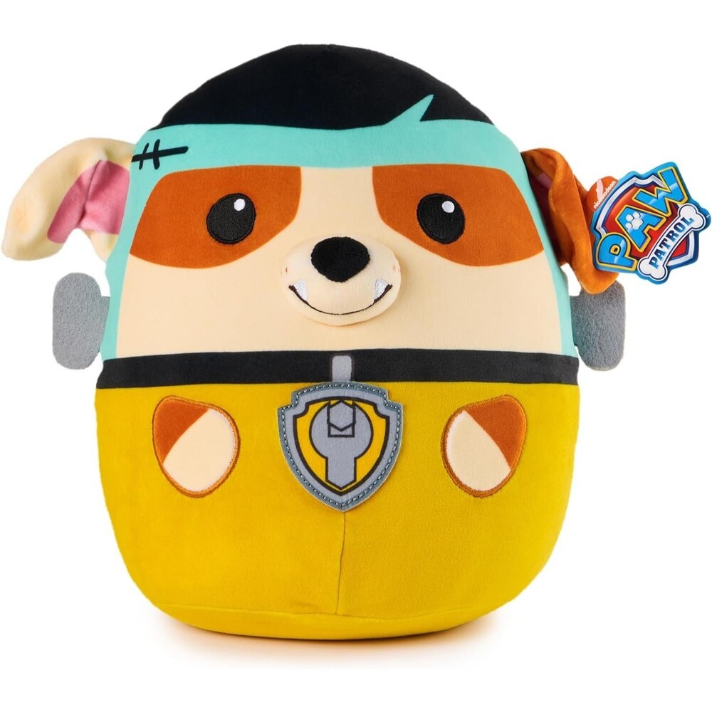 PAW Patrol Franken Rubble 12” Squish Plush Halloween Edition Soft Stuffed Toy - Picture 4 of 9
